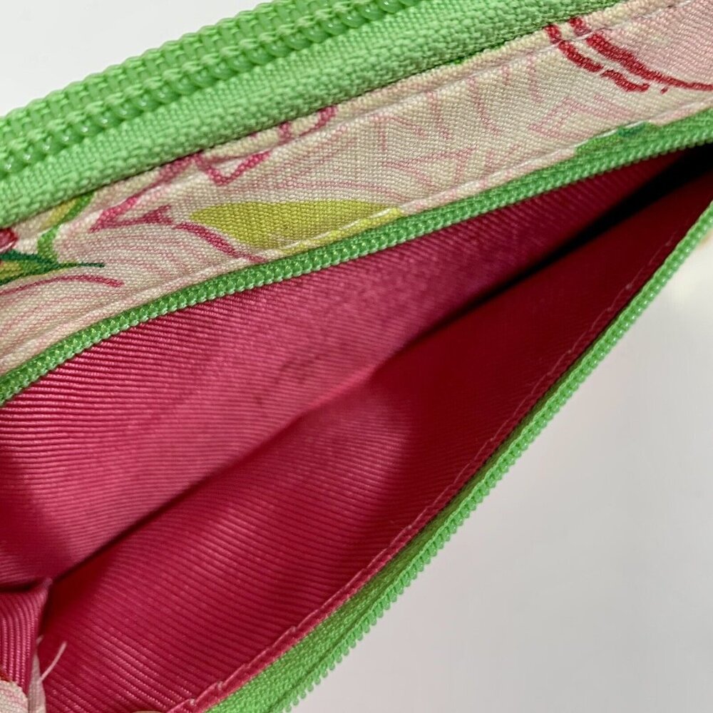 LILLY PULITZER Coming In Hot Wristlet Wallet With Detachable Strap METALLIC Trim - Picture 8 of 11